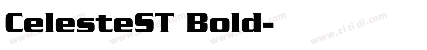CelesteST Bold字体转换